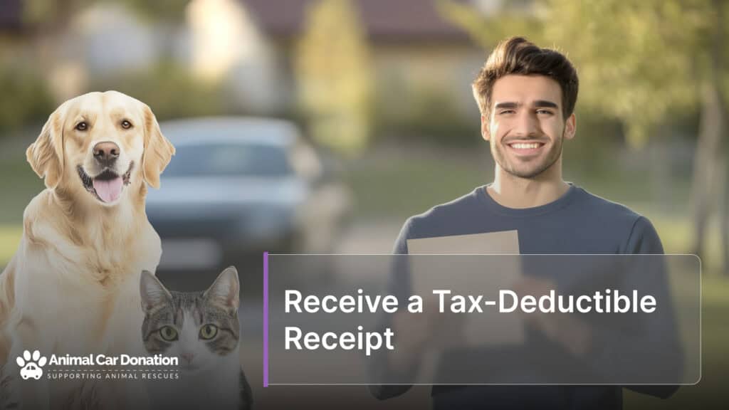 Receive a Tax-Deductible Receipt