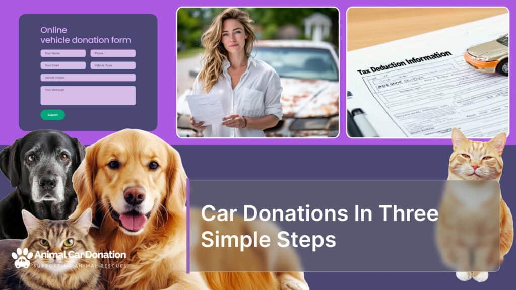 Car Donations In Three Simple Steps