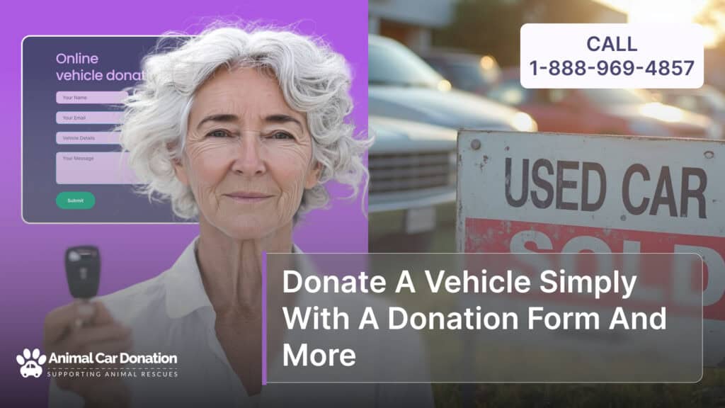 Donate A Vehicle Simply With A Donation Form And More