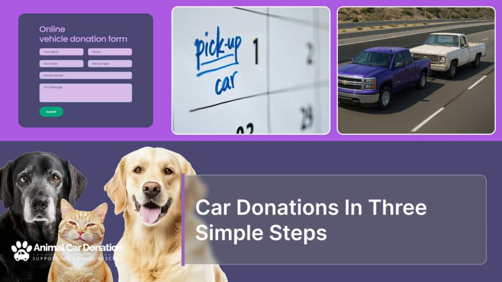 Car Donations In Three Simple Steps