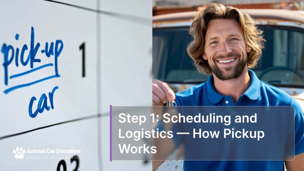 Step 1: Scheduling and Logistics — How Pickup Works
