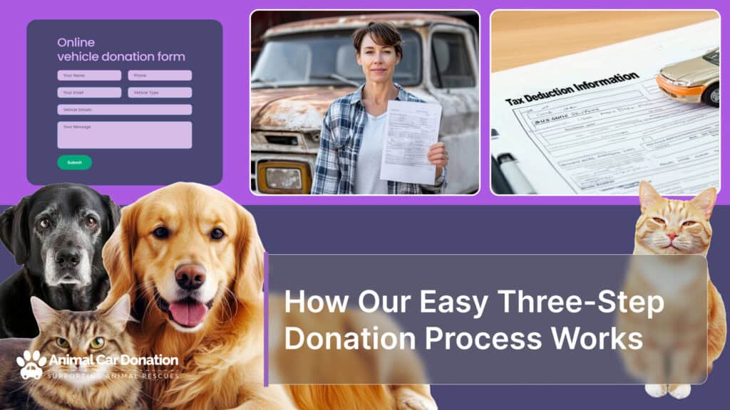 How Our Easy Three-Step Donation Process Works