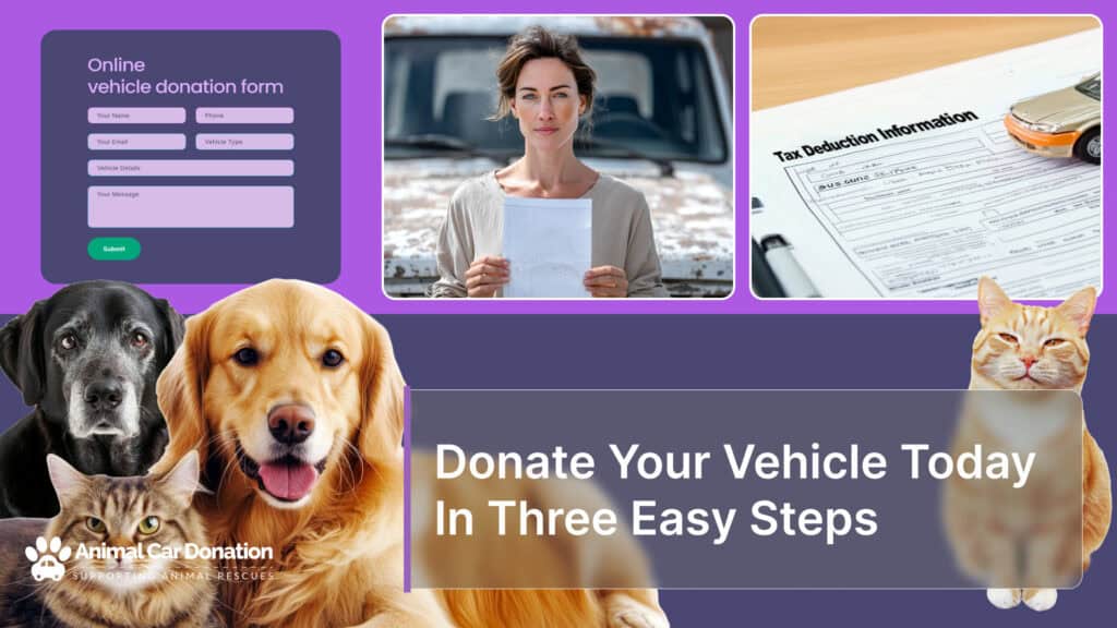 Donate Your Vehicle Today In Three Easy Steps