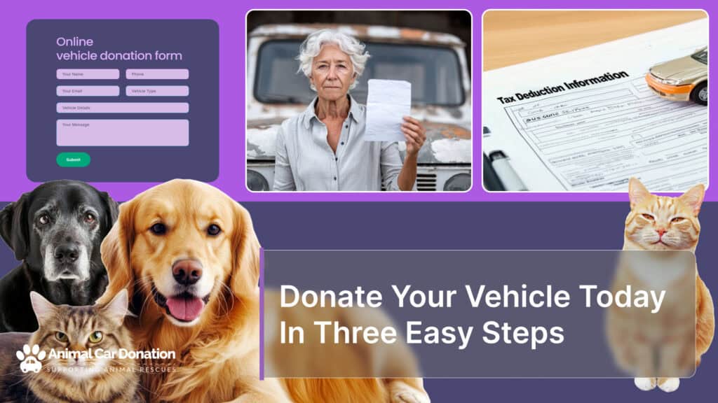 Donate Your Vehicle Today In Three Easy Steps