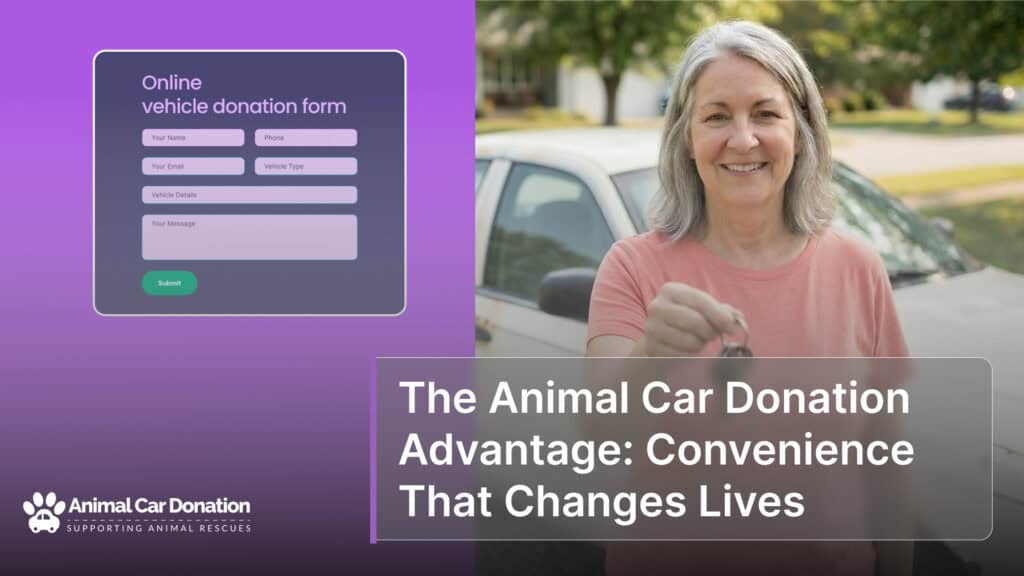 The Animal Car Donation Advantage: Convenience That Changes Lives