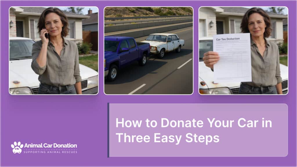 How to Donate Your Car in Three Easy Steps