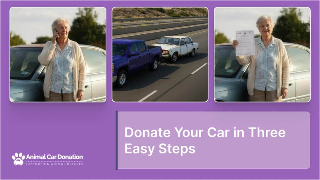 Donate Your Car in Three Easy Steps