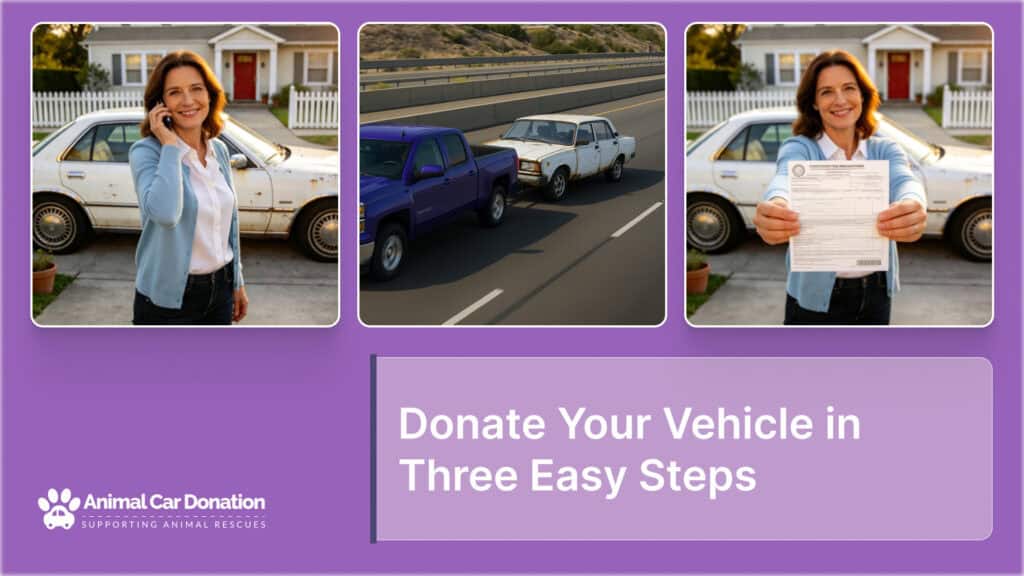Donate Your Vehicle in Three Easy Steps